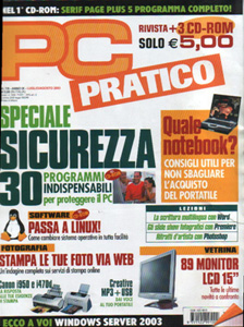 Citazione Zio Hack su Pc Pratico Agosto 2003