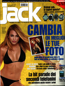 Citazione sulla rivista Jack luglio 2002